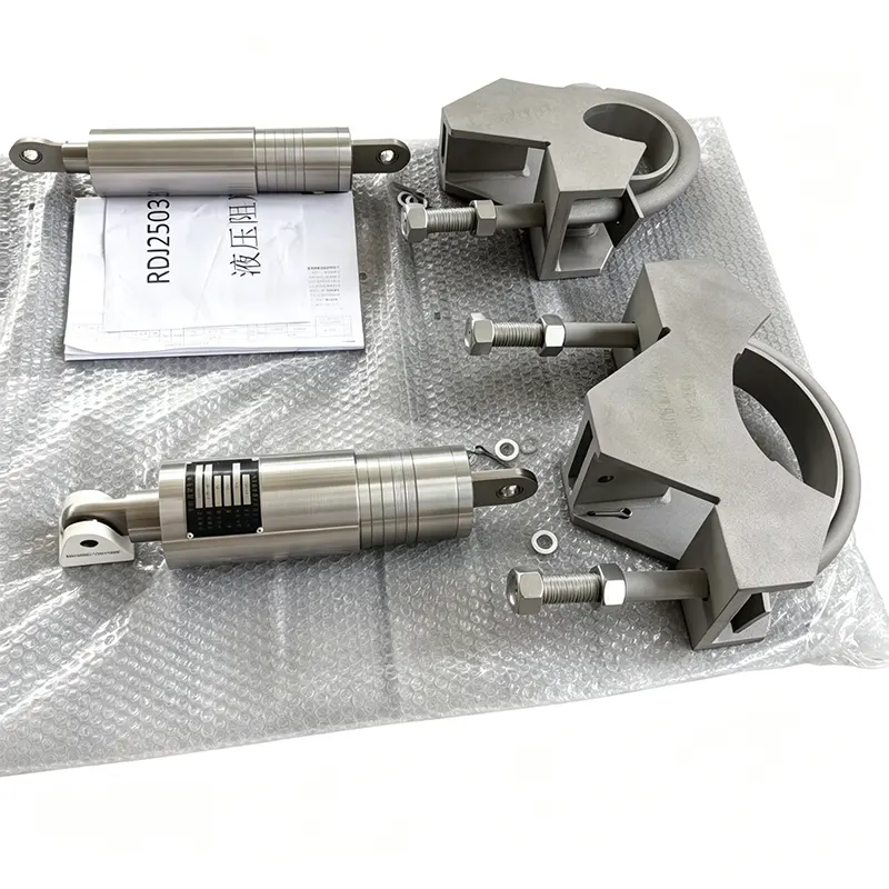 Hydraulické tlmiče pre zadržiavanie potrubia